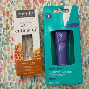 Cuccio Roll-On Cuticle Oil and One+Other Cuticle Butter Set